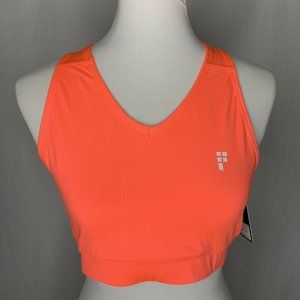 Fil Jeans Racerback Sports Bra Large Pink Fushia